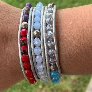Boho style wrap bracelet